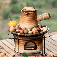 冬天围炉煮茶烤火炉套装器具全套2025新款炭火炉家用烤奶罐罐茶壶