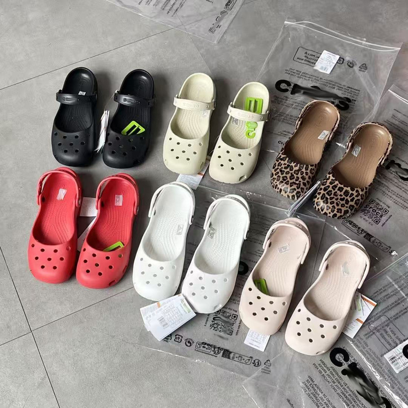 Cross Ballet Clogs for Women, New Summer Style, Non-Slip, Breathable, Outdoor Wear, Nurse Sandals, Factory Wholesale