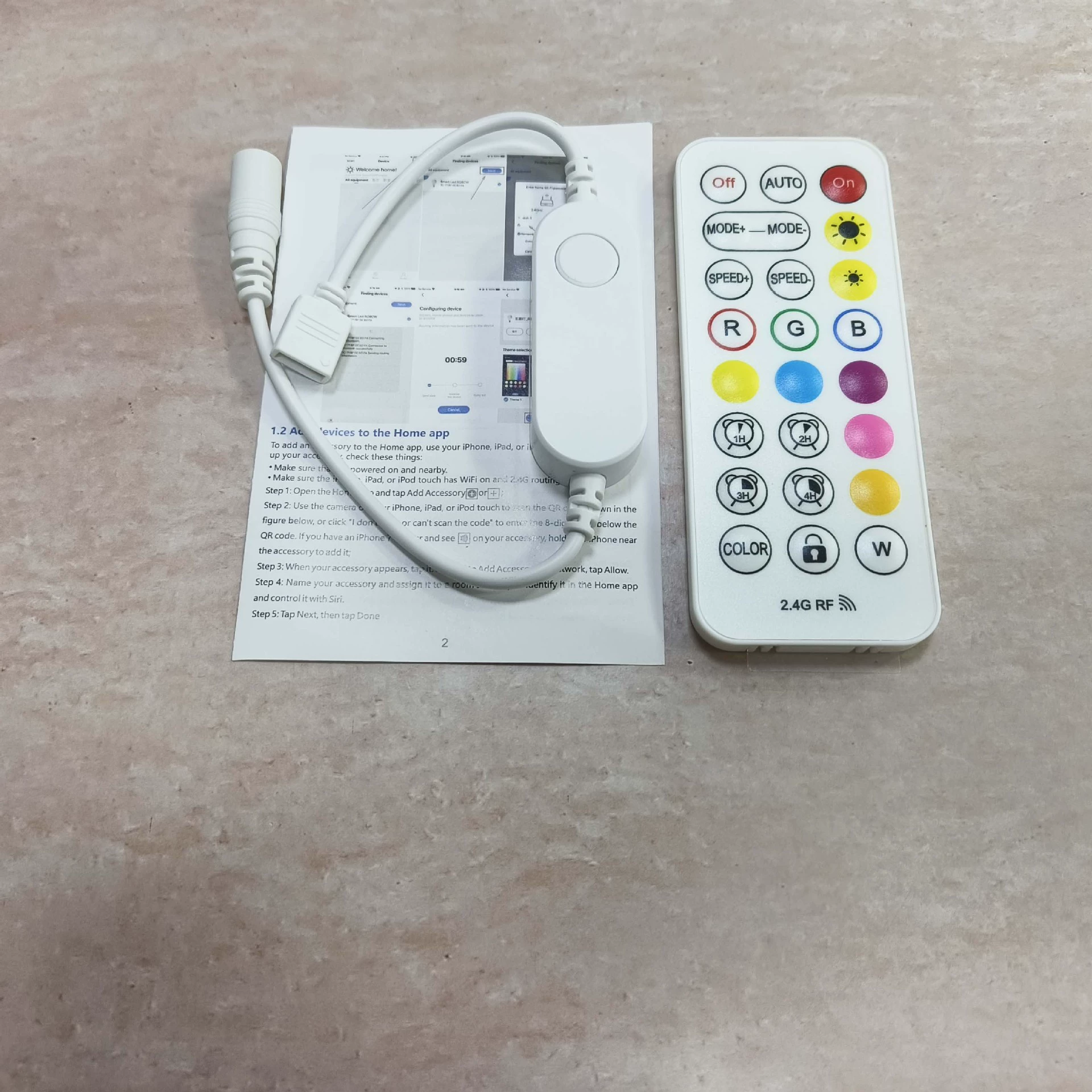 Homekit лампа с WiFi Smart Control 2.4G пульт дистанционного управления светодиодная лампа с красочным контроллером управления атмосферным светом