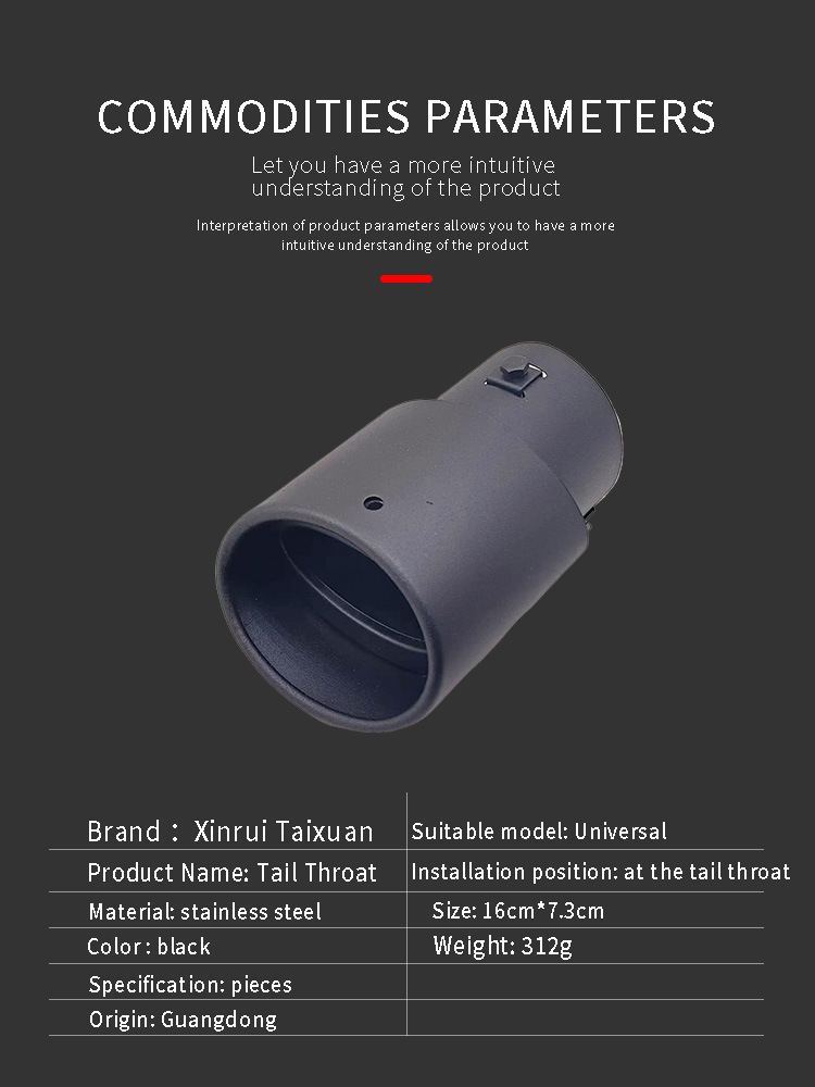 Applicable to 09 12-19 20 new and old Honda CRV modified tail throat hybrid exhaust pipe decoration accessories