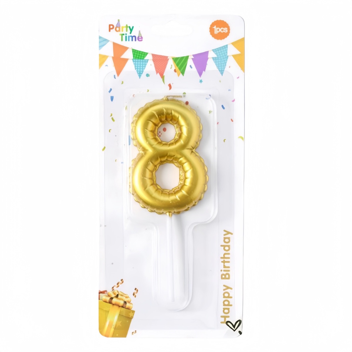 Velas numéricas decorativas para pastel de cumpleaños