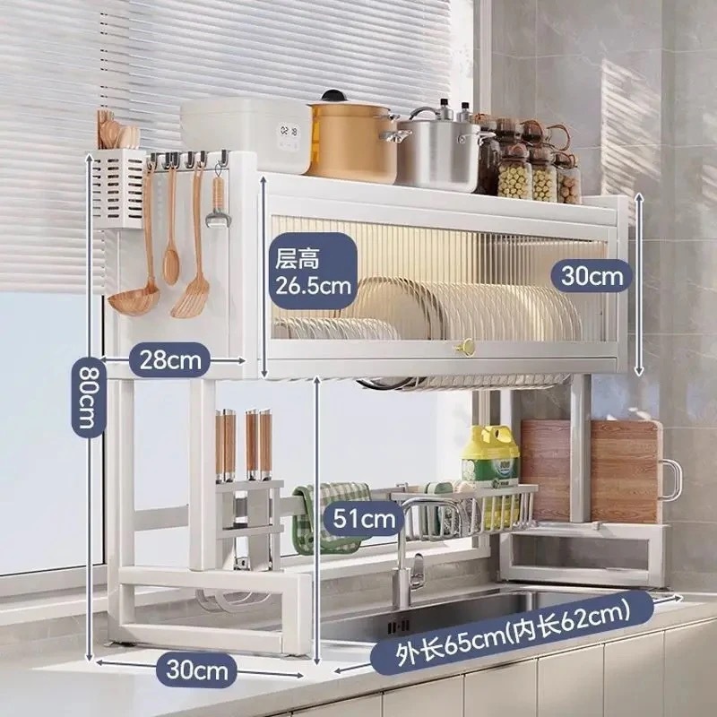 cocina drenaje rack platos rack platos palillos cubiertos rack de almacenamiento fregadero de almacenamiento lavavajillas rack de almacenamiento