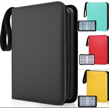 亚马逊新款神奇宝贝卡册宝可梦4格9格游戏卡册卡通PU游戏收藏册包