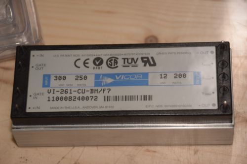 美国VICOR进口 VI-261-CU-BM/F7转换器 300VDC 250W至12VDC 200W