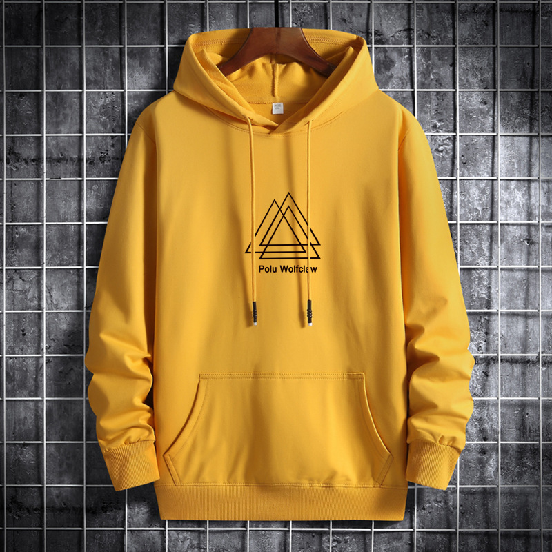 Suéter con capucha para hombre 2023 Otoño Nuevo estilo coreano de moda primavera y otoño ins capa superior suelta a juego