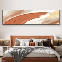 床头装饰画现代简约大气抽象卧室油画风格挂画客厅背景墙壁画批发