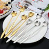 Spoon stainless steel, coffee mixing stick contains rose, wholesale