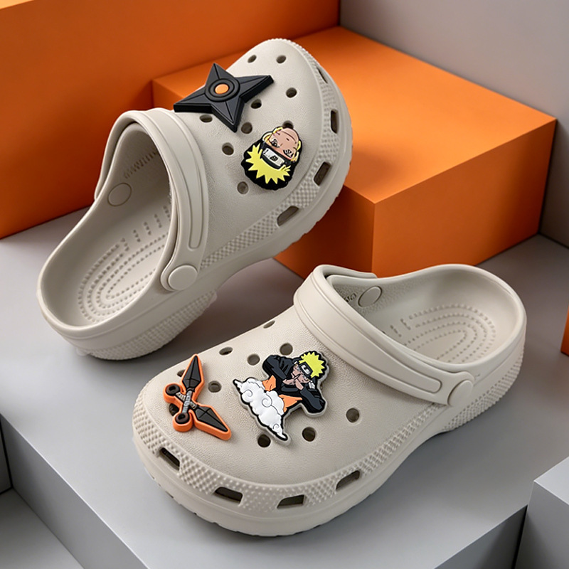 Naruto Children's Clogs Boys' Slippers Summer New Non-Slip Boys' Sandals Soft-Soled Beach Slippers