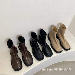 ��ʽС��ѥ2025���¿��n����^ܛƤ���ݶ�ѥŮƽ���Р���ѥ��