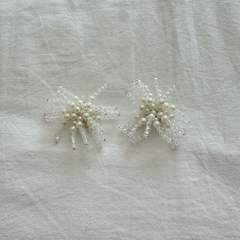 Botas de nieve botón de invierno nuevo arco de perlas zapatos de fichaje flor zapatos deportivos decoración mujer