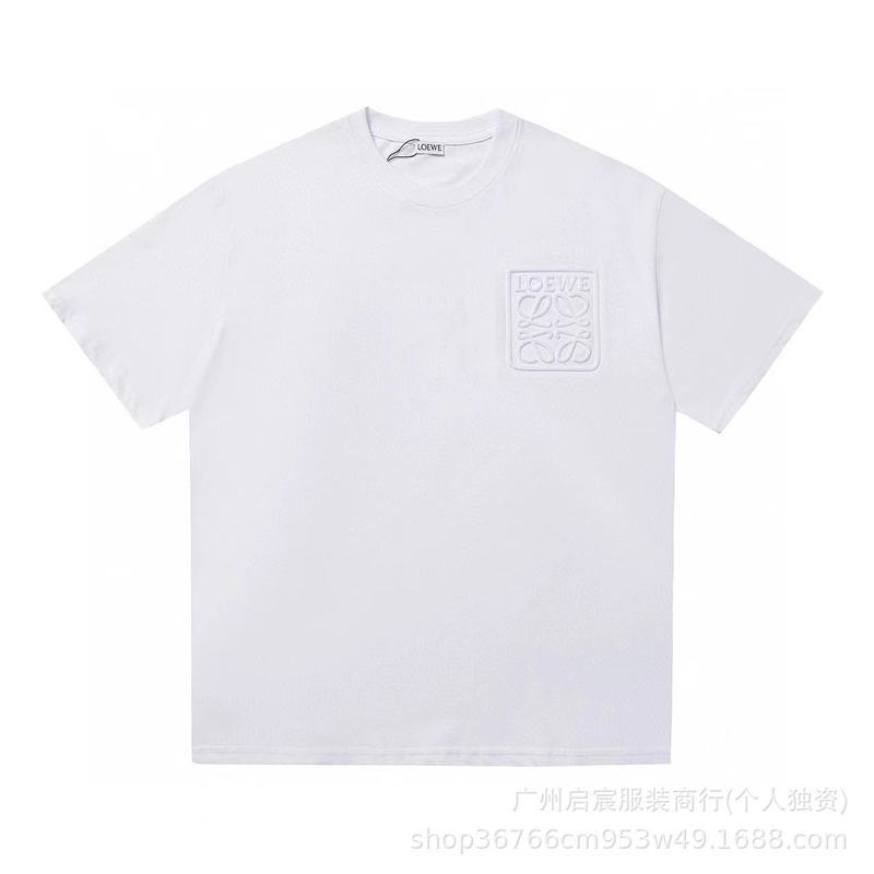 クロスボーダー 25ss Luojia 高品質刺繍ロゴルーズコットン半袖メンズとレディースカジュアルファッション多用途 T シャツ|undefined