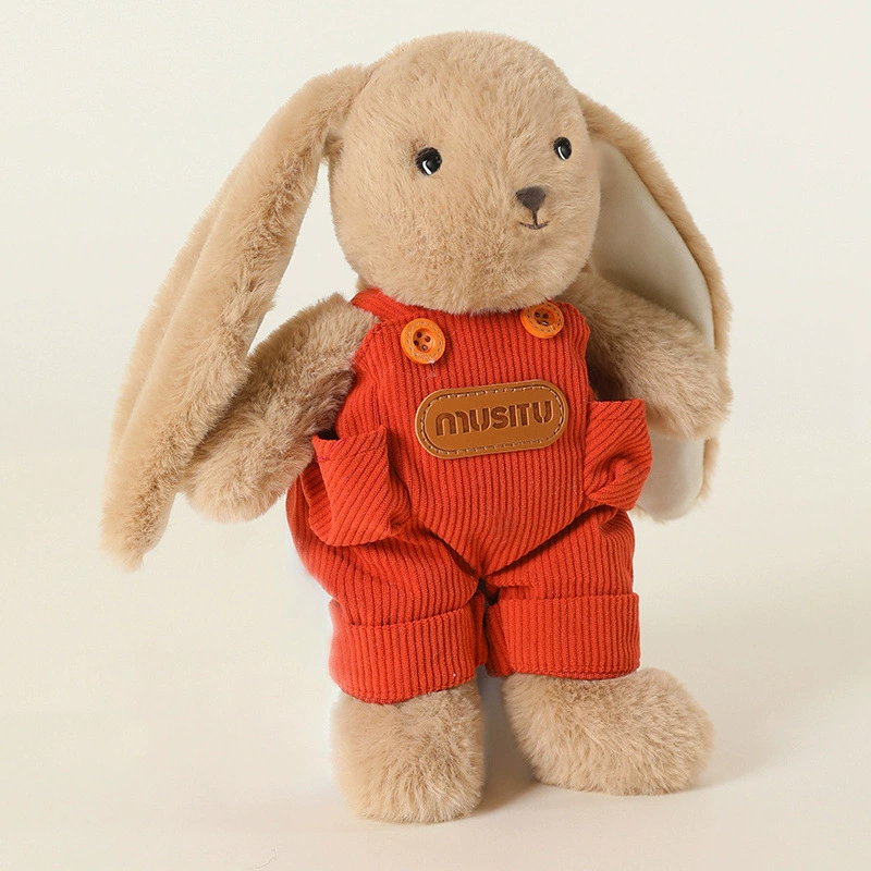 Plush rabbit, appeases rag doll, flowered, Birthday gift