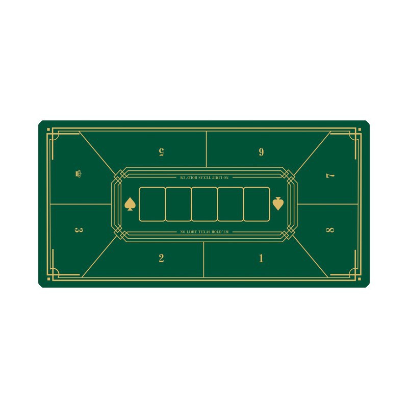 Tapete de póker Texas Hold'em, mantel para mesa de ajedrez y cartas, tapete de goma redondo y cuadrado, tapete especial para fichas de mahjong