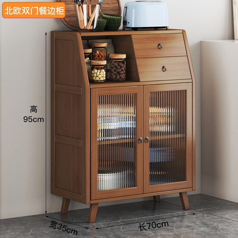 Gabinete de comedor Gabinete de vinos Gabinete de cocina simple y multifuncional Gabinete de almacenamiento nórdico Gabinete de té doméstico Gabinete de almacenamiento Salón
