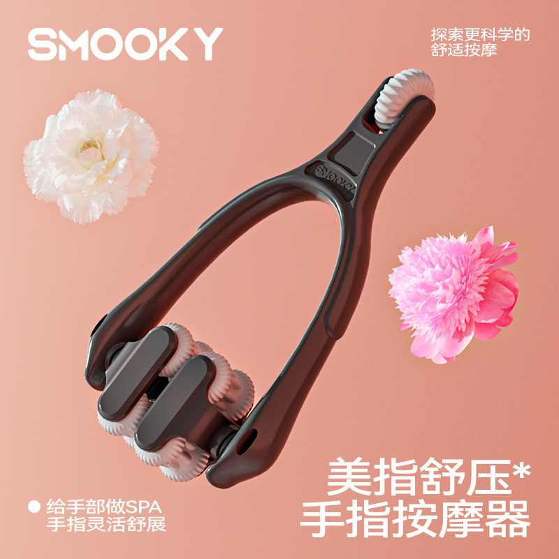 新しい手指マッサージ器手関節マッサージローラー手部マッサージ器マウス手マッサージクリップ指トレーニング器|undefined