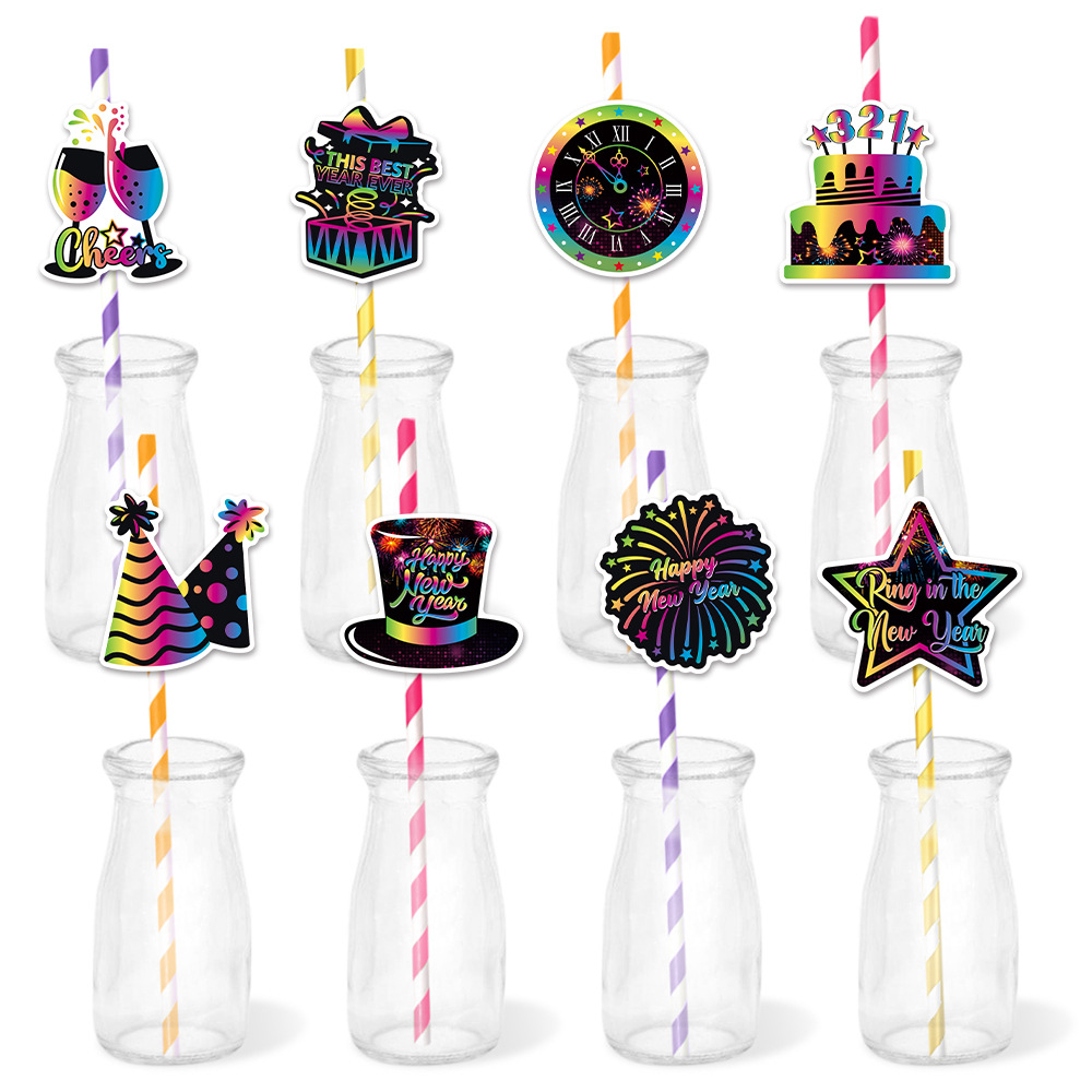 Nuevo complemento de decoración de fiesta de Año Nuevo de Año Nuevo decoración de fiesta fluorescente de Año Nuevo