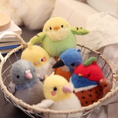 肩に寄りかかった鳥人形、ぬいぐるみ、アカハタ、太ったツバメ、かわいい、ドロップシッピング、卸売可能