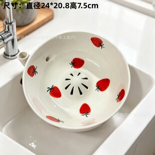 �մ����u�rˮ�� Swirl Colander Bowl�{�����u���ԄӴ�̖ˮ����