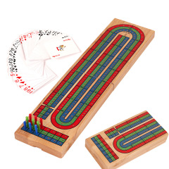 Cross-border Cribbage card game scoring game board Cribbage table game solid wood party table game