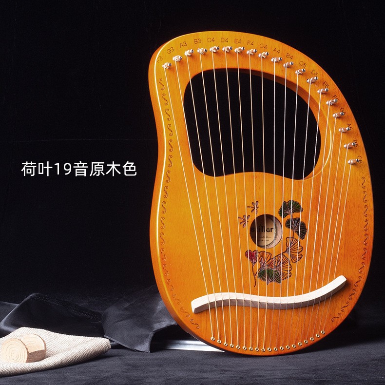 19-String lyre piano portátil 16-String small HARP principiante auto-Estudio 10-String lyre piano lyre instrumento musical