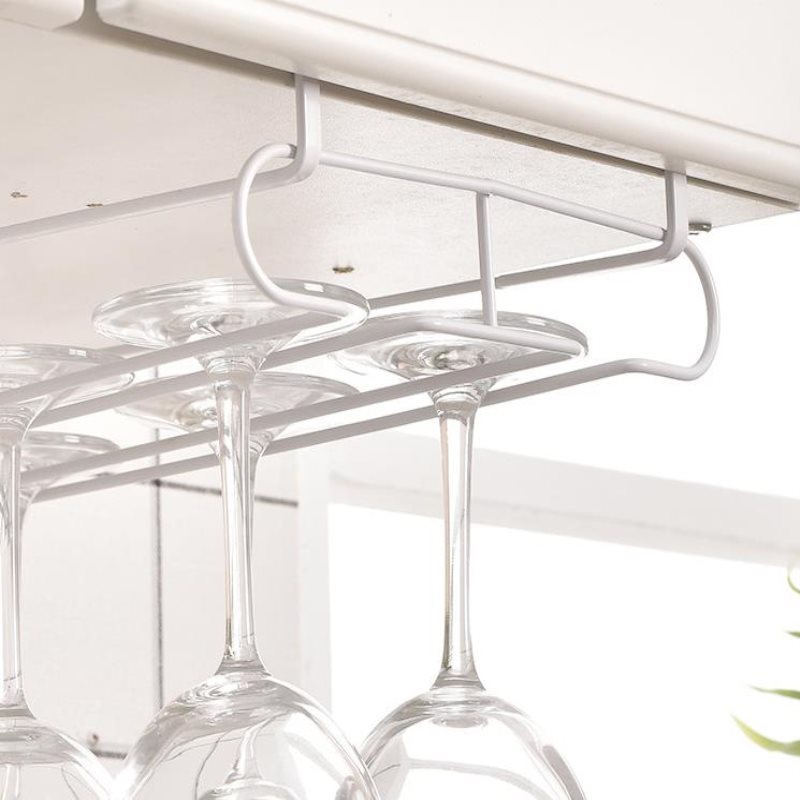 Creative home goblet rack wine glass rack nail-free red wine glass rack European style upside-down wine glass rack