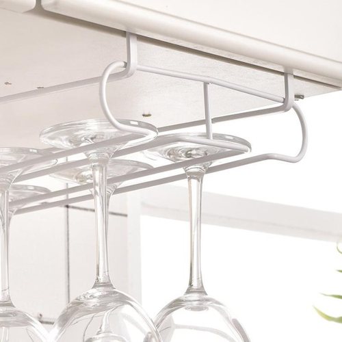 Creative home goblet rack wine glass rack nail-free red wine glass rack European style upside-down wine glass rack