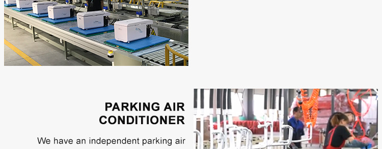 Manufacturer's new double-fan split parking air conditioner 12V24V mute high cooling capacity electric truck car saloon
