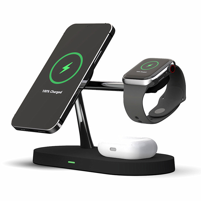Magnetic Five-In-One Night Light Wireless Charger Suitable for Apple 16 Fast Charging Watch Earphone Stand Wireless Charging