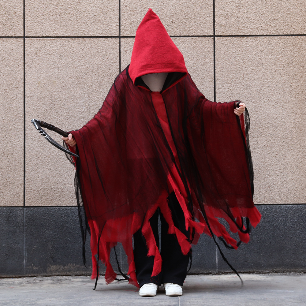 Capa de Halloween transfronteriza, capa, calavera, ropa, máscara, guión, matar la casa embrujada, sala secreta, vestir, disfraz de zombi, accesorios