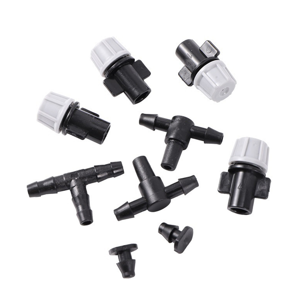 Sistema de pulverización de enfriamiento por pulverización de agua de atomización gris para riego automático de artefactos de flores jardinería equipo de riego image 4