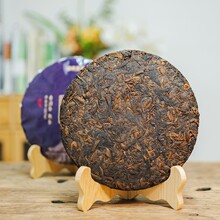 传世佳茗 普洱熟茶云南古树普洱茶熟茶饼 茶叶工厂陈年熟普批發