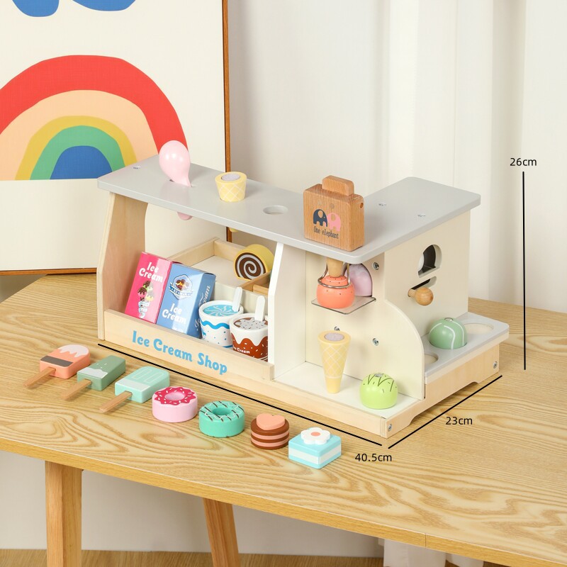 Juego de simulación de frutas de madera transfronterizo para niños, juguetes de juego de imitación, utensilios de cocina para guardería, regalo al por mayor image 17