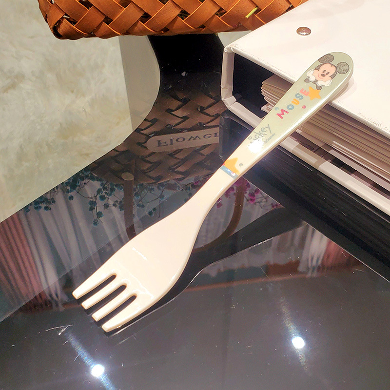 Vajilla infantil auténtica, plato dividido, tazón de resina de melamina con dibujos animados, tazón para comer para bebés, tazón resistente a caídas y al calor