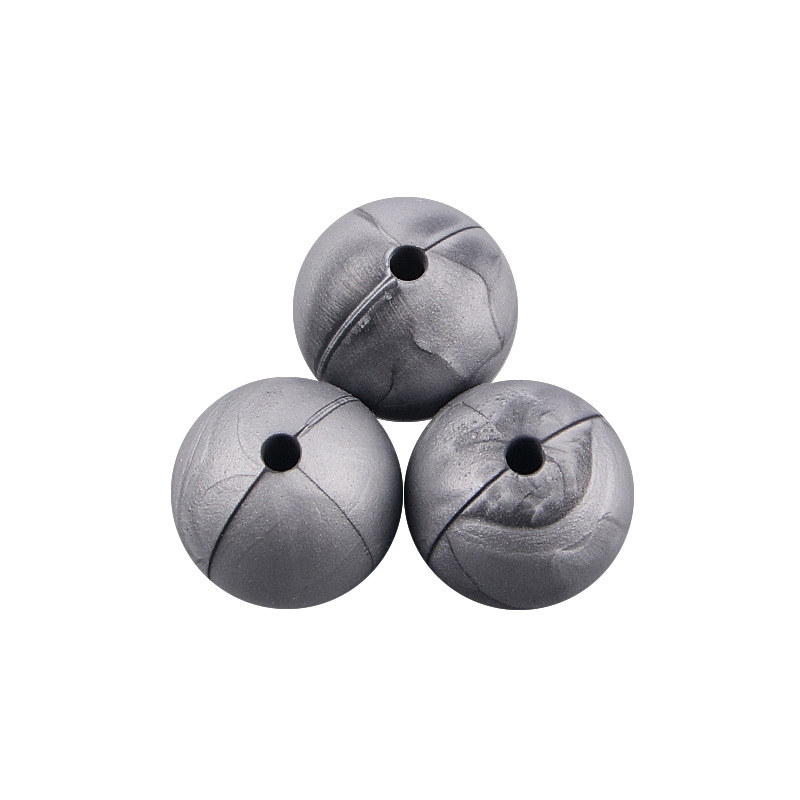 現(xiàn)貨15MM硅膠珠子 食品級嬰兒磨牙圓珠 寶寶圓形牙膠散珠廠家直銷