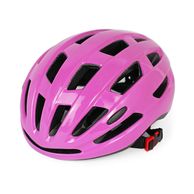 Casco de bicicleta con lámpara integral formado para hombre y mujer carretera de montaña ligera permeable casco de seguridad equipo de ciclismo