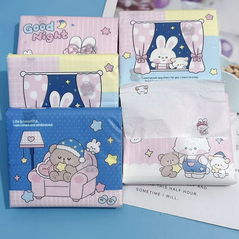 กระดาษทิชชู่พิมพ์ลาย Star Bunny (1 แพ็ค)