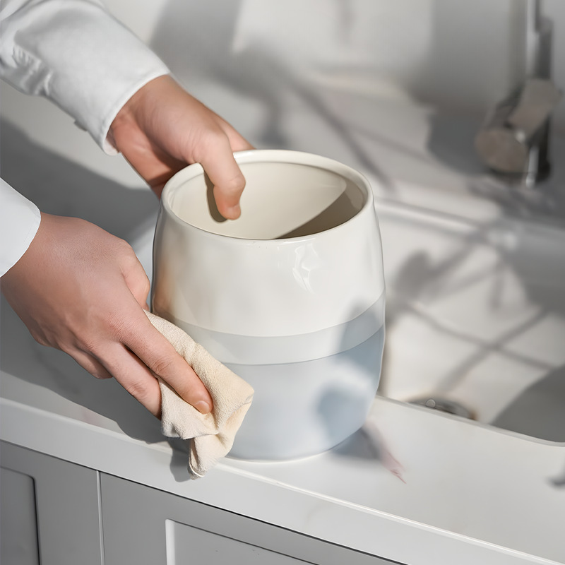 Foreign Trade Creative Scandinavian Gradient Style Ceramic Jar Household Storage Jar Kitchen Tableware Storage Jar Container Small Jar