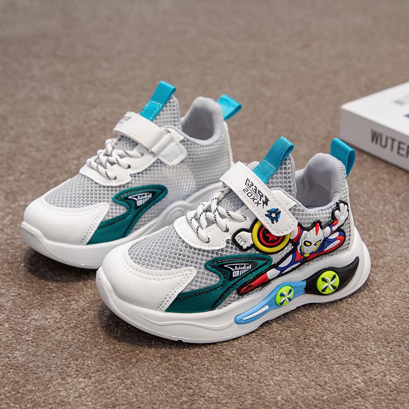 Children's Sports Shoes 2026 Summer New Popular Cartoon Soft-Soled Breathable Casual Versatile Comfortable Sports Shoes for Boys Trendy