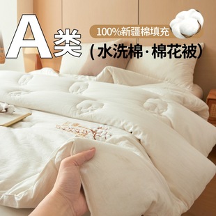 100% Xinjiang Cotton Quilt, Winter Quilt Core, Spring & Fall Quilt, Four-Season Quilt, Double Air-Conditioned Quilt, Summer Cool Quilt, Cotton Quilt