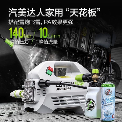 Greenfield Snow Leopard 1600W fırçasız 220V yüksək təzyiqli avtomobil yuma maşını.