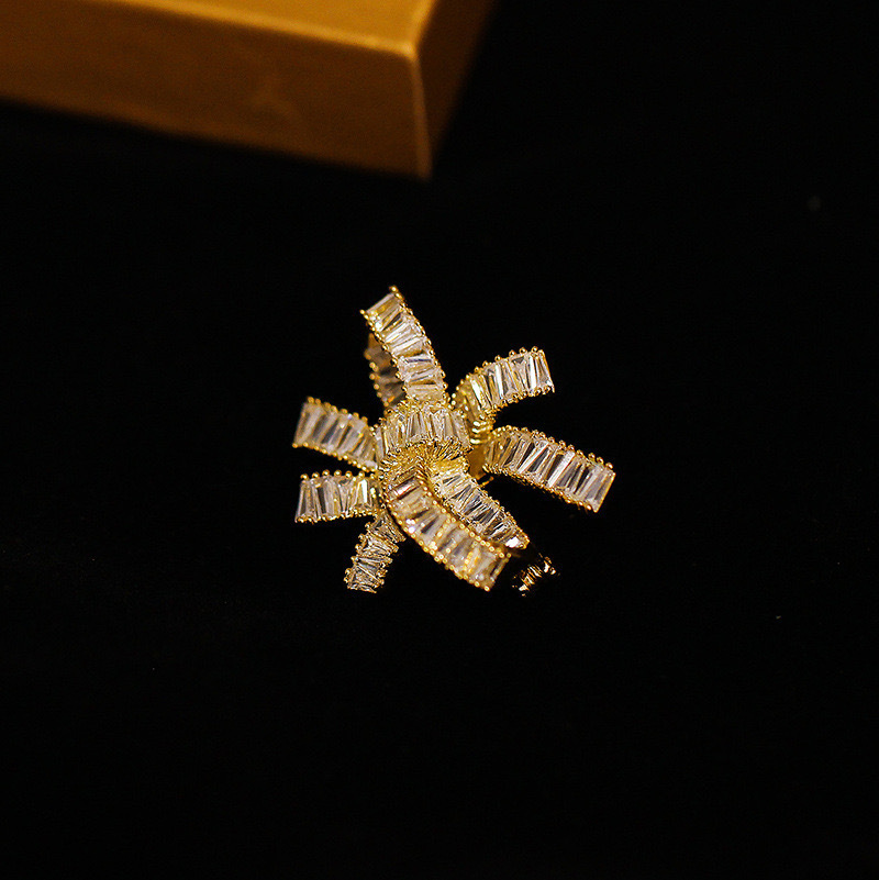 Exquisite Perlen Und Strass Schleifen Brosche Für Damen Anstecker_voghion.com