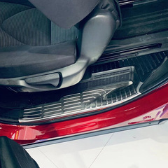 Suitable for 21 Toyota Highlander interior and exterior rear guard sill strip stainless steel