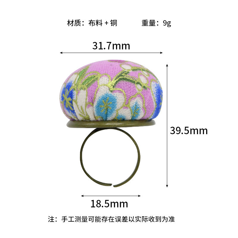 裁縫布芸針挿入ボール十字刺繍針挿入バッグdiy手作り刺繍指輪針挿入|undefined