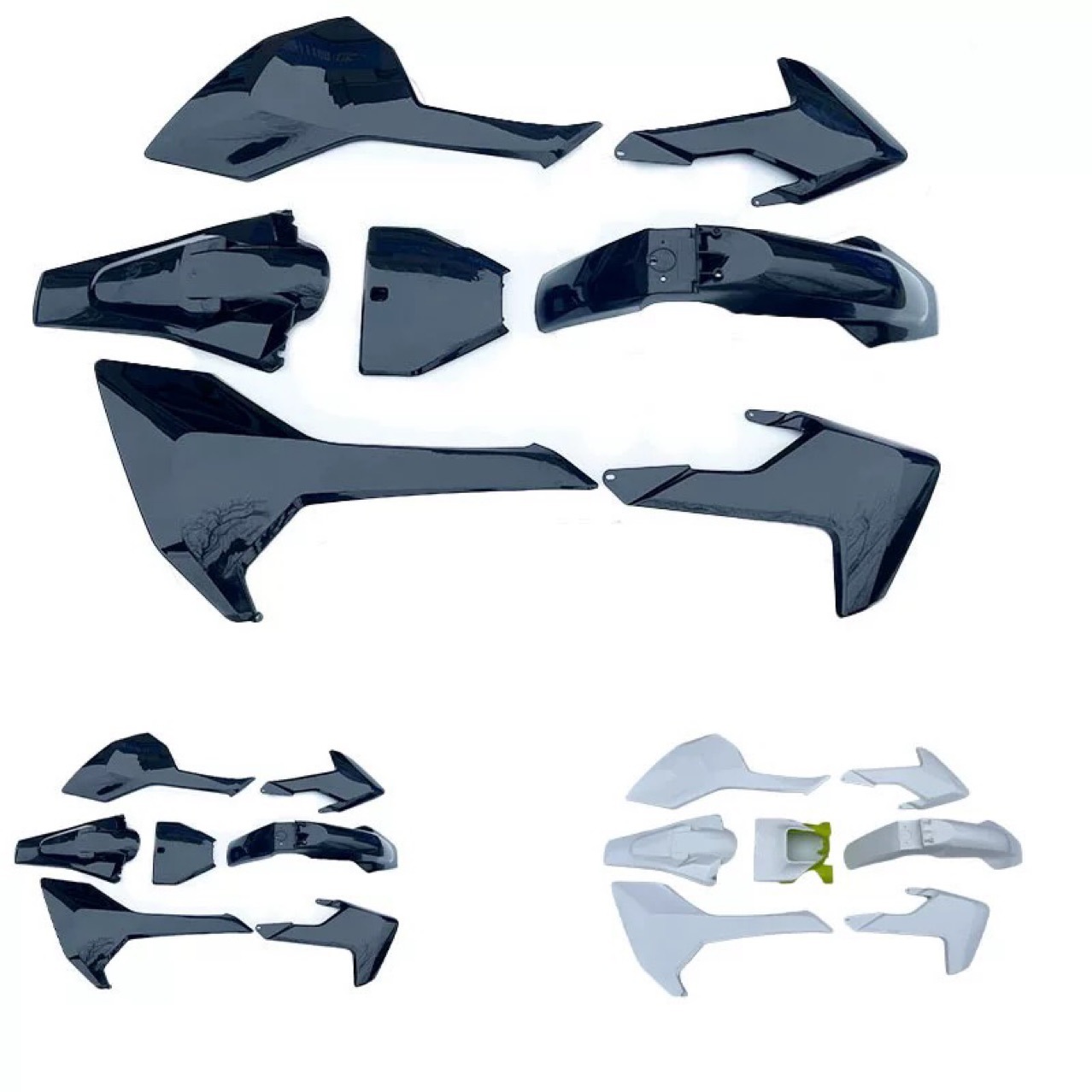 16-18胡思瓦纳开禧恒舰克维思K18全车外壳前后挡泥板侧盖油箱护板