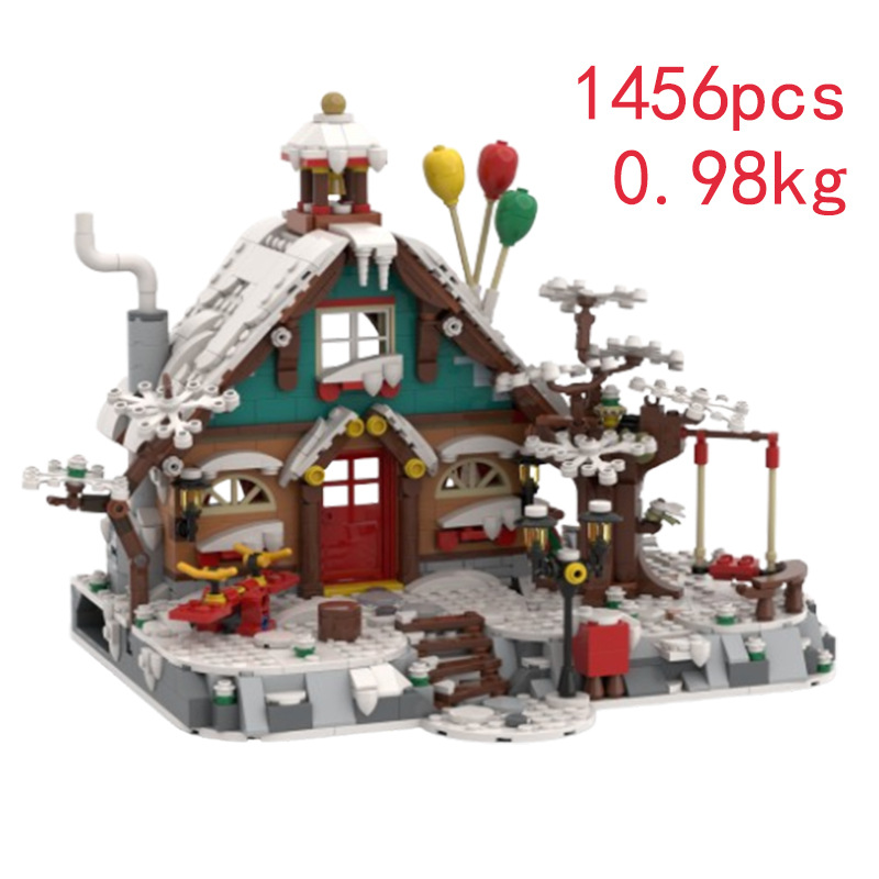 Castle Building Block Diy Model For Children Small Particle Set_voghion.com