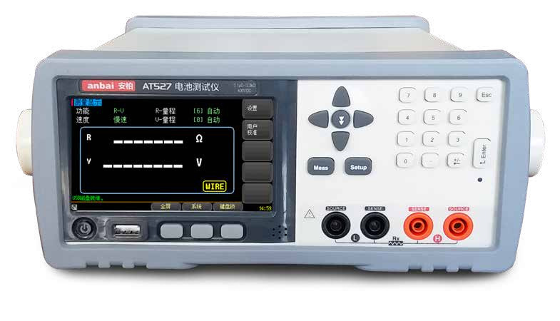 常州 anbai/安柏 AT527B电池测试仪800V/0.01%精度