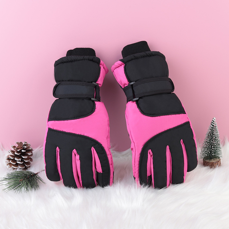 Guantes personalizados con logotipo de texto publicitario para enviar regalos corporativos de invierno para hombres y mujeres guantes calientes impresos personalizados