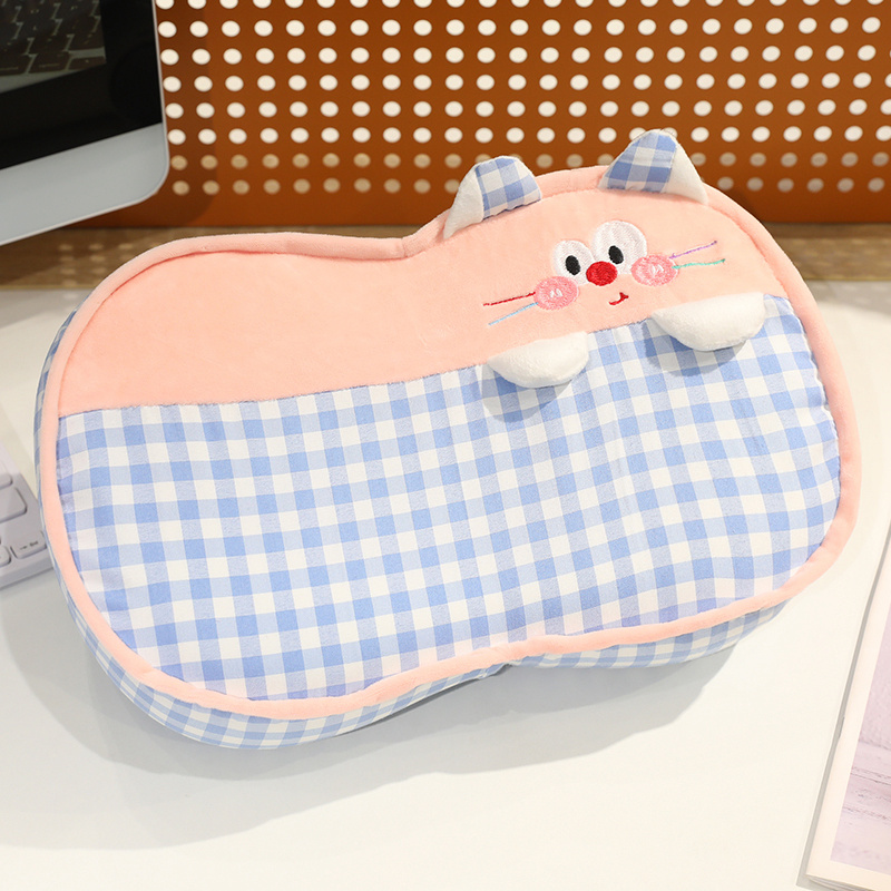 Almohada Ergonómica para Siesta de Espuma Viscoelástica, Protección Cervical, para Oficina y Escritorio image 6