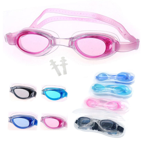 Summer 2024 New Adult Swimming Goggles Waterproof Anti-Fog PVC One-Piece High Definition Goggles Manufacturer Wholesale Boxed
