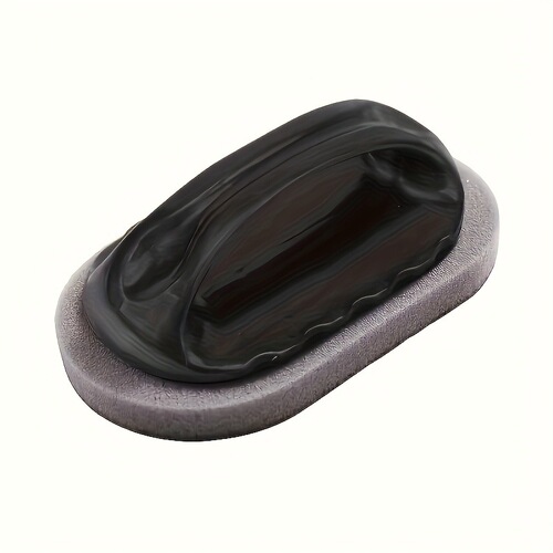 Emery sponge with handle wipes magic scrubbing pots and bowls, cleaning and decontamination, washing the bottom of the pot, black dirt, rust removal, brush pot artifact